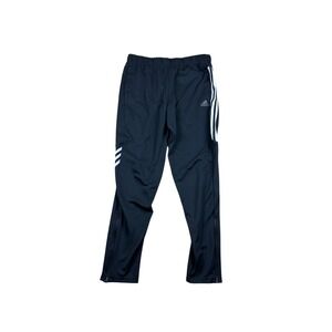 Adidas Men's Black Running AEROREADY Track Pants Athletic Zip Ankle Sz L